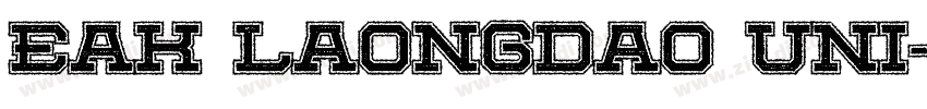 Eak Laongdao UNI字体转换